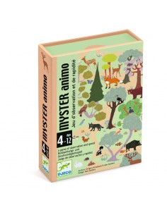 Myster Animo es un juego de cartas para niños de Djeco.