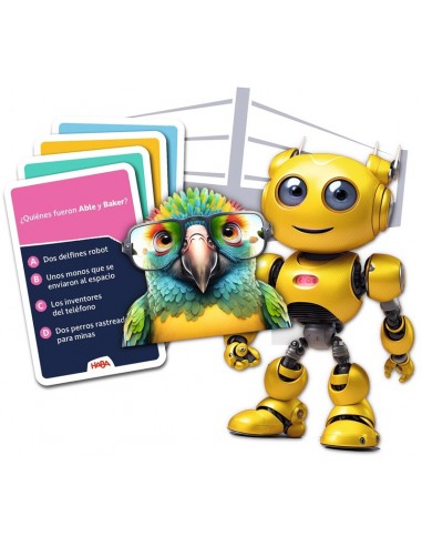 TEAM QUIZ CHALLENGE- NATURALEZA VS TECNOLOGIA es un juego de preguntas y respuestas de HABA.