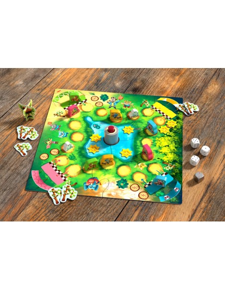 Rally Bambu es un juego de carreras de HABA.