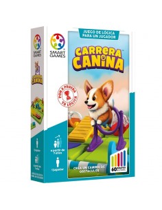 Carrera Canina es un juego de lógica en solitario de Smart Games.