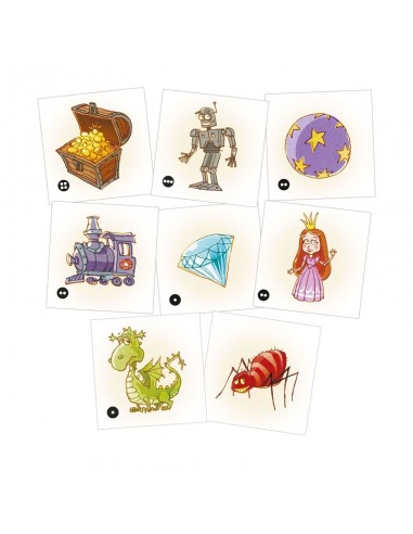 Los Tesoros del Dragón es un juego de memoria de Lúdilo.