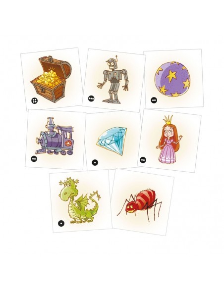 Los Tesoros del Dragón es un juego de memoria de Lúdilo.