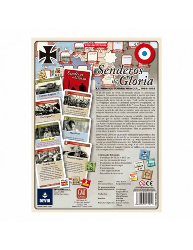 Senderos de Gloria de la editorial Devir.