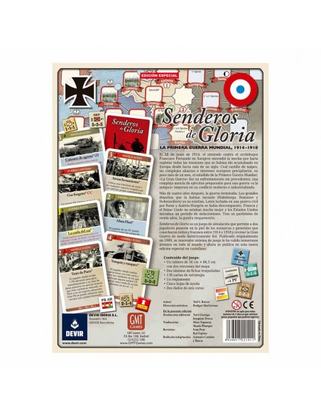 Senderos de Gloria de la editorial Devir.