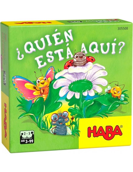 ¿Quien está aquí? es un juego de memoria de HABA.