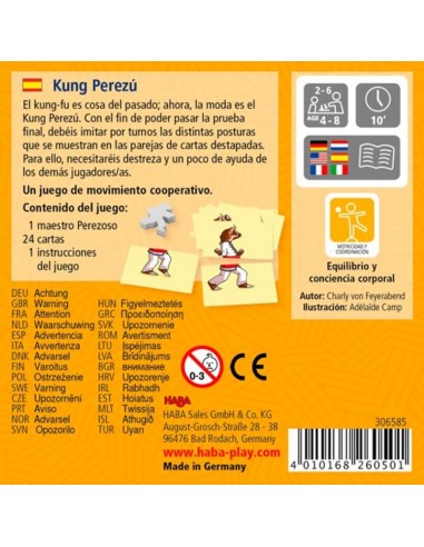 Kung Perezu es un juego de memoria y acción de HABA