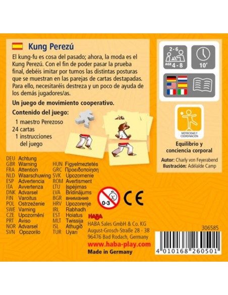 Kung Perezu es un juego de memoria y acción de HABA