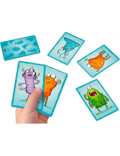 Atención a los Monstruos Jr. es un juego de bazas de HABA. 2