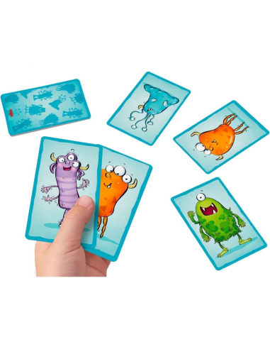 Atención a los Monstruos Jr. es un juego de bazas de HABA.