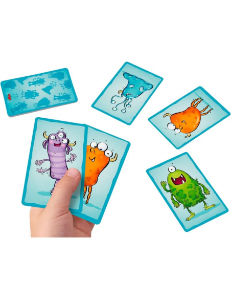 Atención a los Monstruos Jr. es un juego de bazas de HABA.