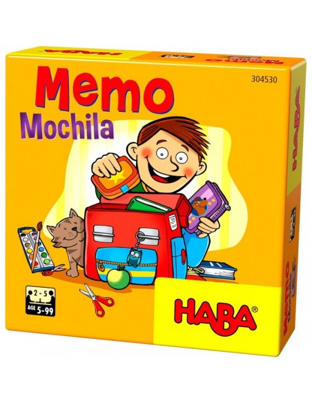 Memo Mochila es un juego de memoria de HABA.