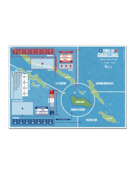 Furia en Guadalcanal es un juego de guerra de Draco Ideas.