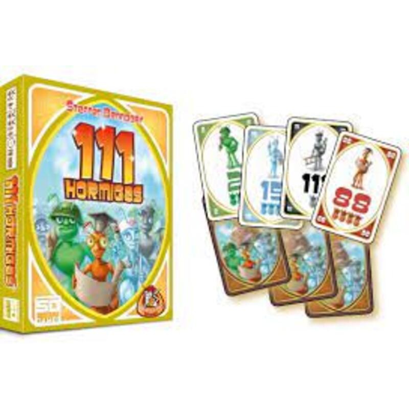 111 Hormigas es un juego de bazas de cartas con hormigas