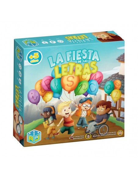 La Fiesta de las Letras es un juego educativo de Aula en Juego.