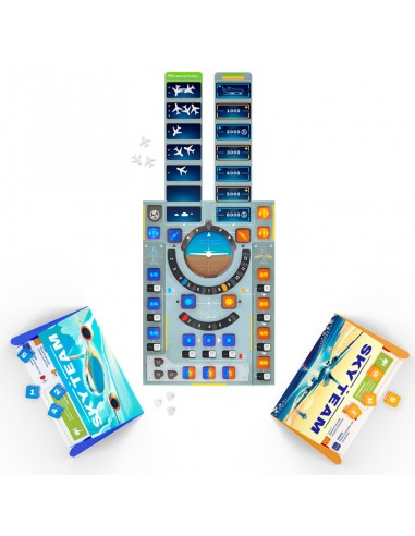 Sky Team es un juego de dados de Asmodee.