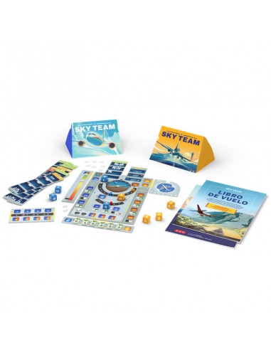 Sky Team es un juego de dados de Asmodee.