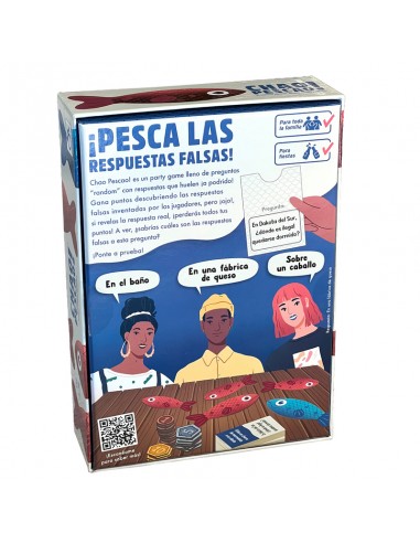 Chao pescao! es un juego tipo party de Mercurio.