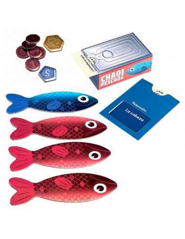 Chao pescao! es un juego tipo party de Mercurio.