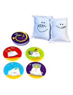 Batalla de Almohadas es un juego tipo party de Mercurio. 2