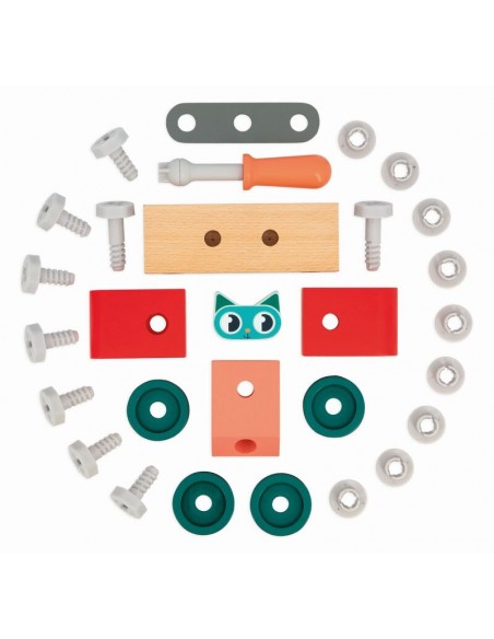 BRICO'KIDS - COCHE GATO PARA HACER BRICOLAJE DE JANOD.