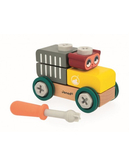 BRICO'KIDS - COCHE OSO PARA HACER BRICOLAJE DE JANOD