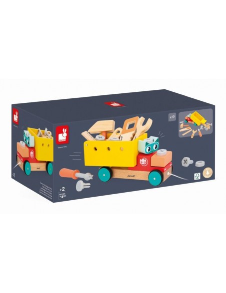 BRICO'KIDS - CAMION DE TIRAR BRICOLAJE DE JANOD.