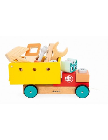 BRICO'KIDS - CAMION DE TIRAR BRICOLAJE DE JANOD.