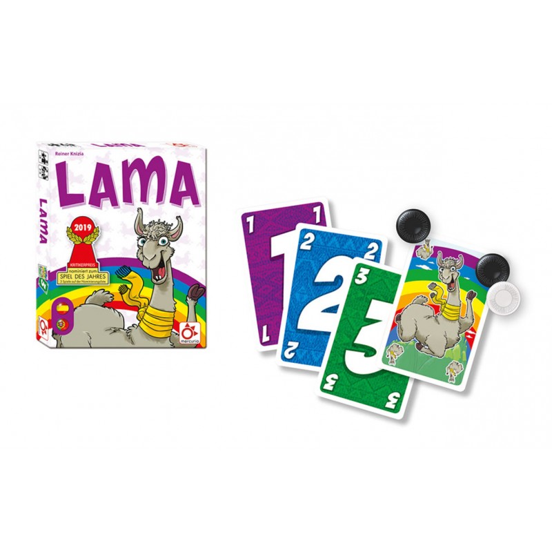 Lama un divertido juego de cartas editado por Mercurio