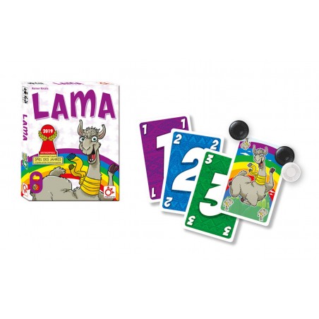 Lama un divertido juego de cartas editado por Mercurio