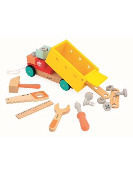 BRICO'KIDS - CAMION DE TIRAR BRICOLAJE DE JANOD.