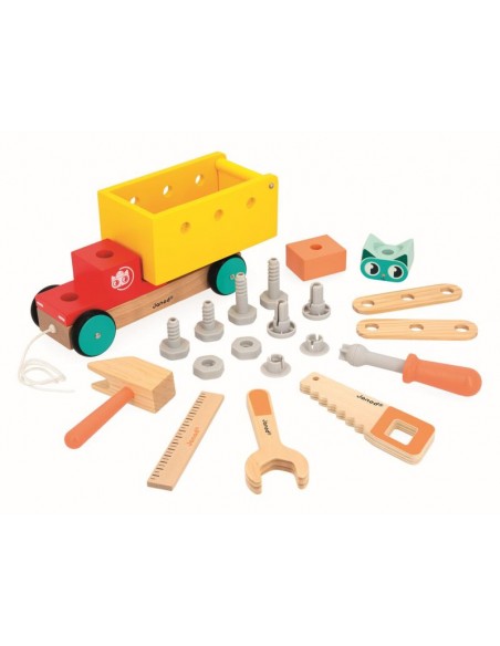 BRICO'KIDS - CAMION DE TIRAR BRICOLAJE DE JANOD.