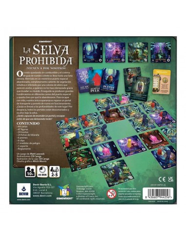 La Selva prohibida es un juego cooperativo de Devir.
