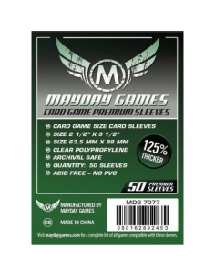 FUNDAS MAYDAY STANDAR (OCEAN) PREMIUM 63.5x88 mm (50uds)