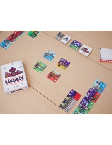 Faraway es un juego de cartas de Maldito Games.