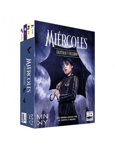 Miércoles: Criaturas y Excluidos es un juego de cartas de SD Games.