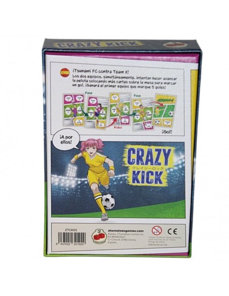 Crazy Kick es un juego de futbol de 2Tomatoes
