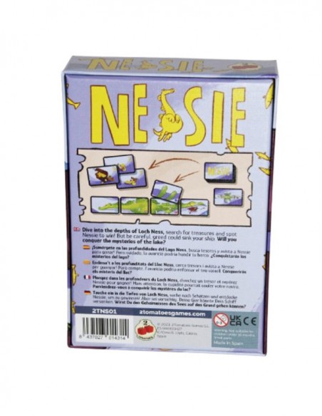 Nessie es un juego de cartas de 2Tomatoes.