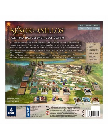 El Señor de los Anillos - Aventura hacia el Monte del Destino es un juego de Devir.