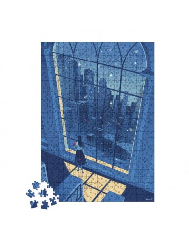 Puzzle Noche Azul 500 piezas de Janod.