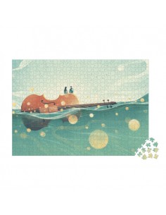 Puzzle Romance en el Mar - 1000 piezas de Jando. 2