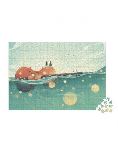 Puzzle Romance en el Mar - 1000 piezas de Jando.