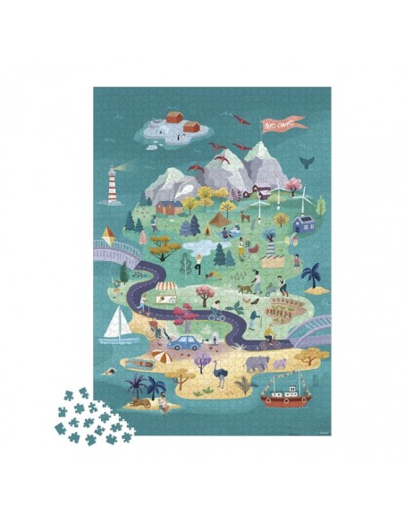 Puzzle Escapada - 1500 piezas de Janod.