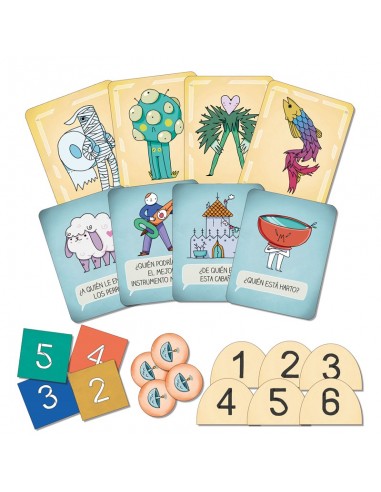 Quién por qué es un juego cooperativo de Lúdilo.