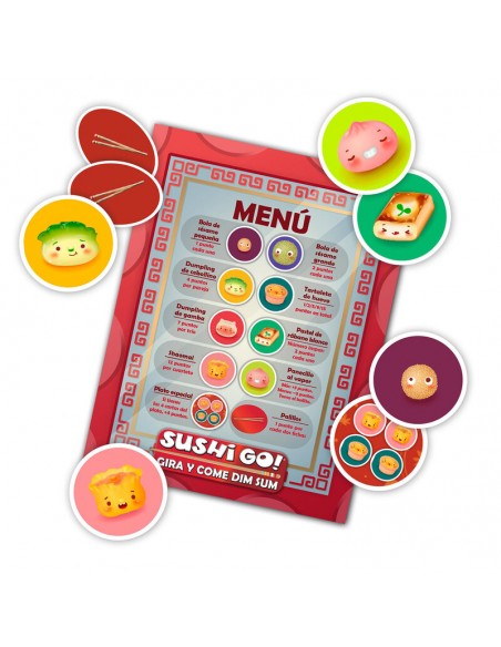 Sushi Go Gira y Come Dim Sum de Devir