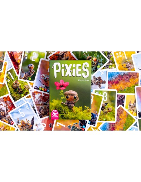 Pixies es un juego de cartas de Tranjis.