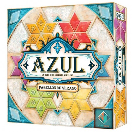 Una nueva versión del clásico juego Azul. Editado por Asmodee.