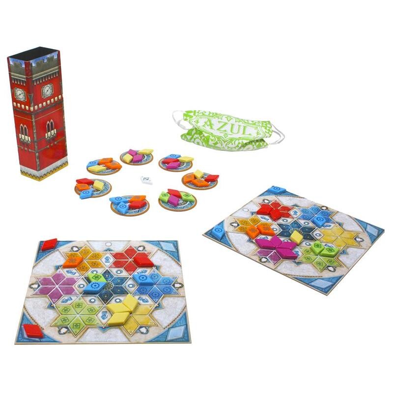 Una nueva versión del clásico juego Azul. Editado por Asmodee.