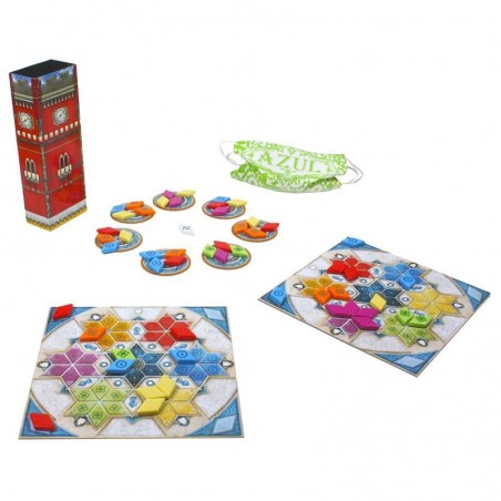 Una nueva versión del clásico juego Azul. Editado por Asmodee.