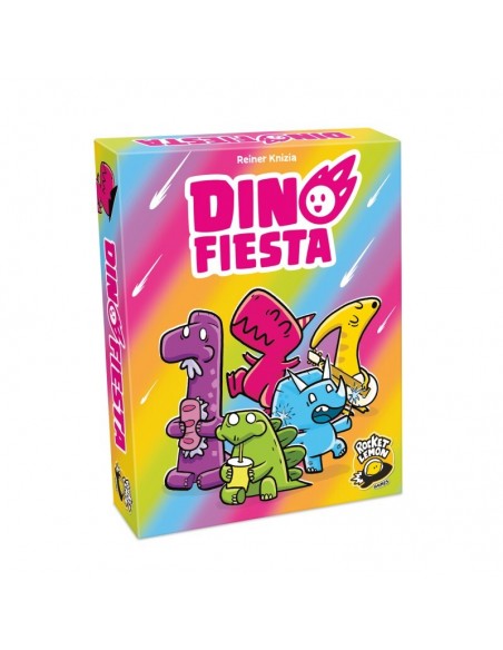 Dino Fiesta es un juego de cartas de Rocket Lemon Games.
