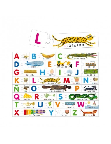 Alfabeto Táctil Montessori de Headu.